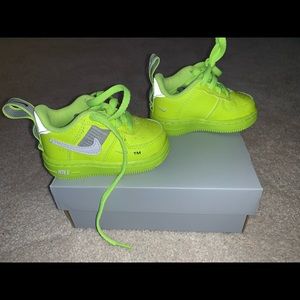 Neon green Nike AF1